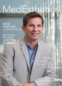 Dr. Calobrace on the cover of MedEsthetics